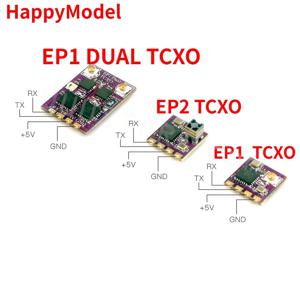 HappyModel FPV 프리스타일 장거리 드론 RC 모델용 RF 앰프 포함 트루 다이버시티 리시버, 2.4G ELRS EP1 EP2 EP1 듀얼 TCXO