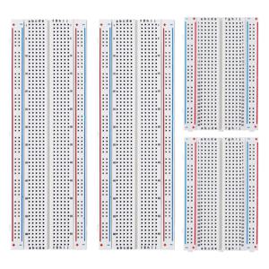 아두이노용 830 타이/400 타이 포인트 무납땜 DIY 전자 브레드보드 회로 기판, MB102, 1 개