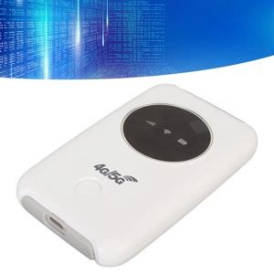 4G LTE USB 와이파이 모뎀, 300Mbps 잠금 해제 와이파이 마이크로 SIM 카드 슬롯 내장, 3200MAh 무선 휴대용 와이파이 라우터