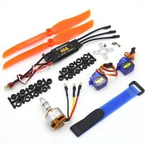 A2212 2212 2200KV 1400KV 1000KV 브러시리스 모터, 30A 40A / 40A BLheli ESC SG90 RC 고정 날개 비행기 헬리콥터 용 9G 마이크로 서보