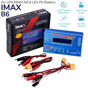 IMAX Lipo 밸런스 충전기, LiPo NiMH NiCd LiFe Pb RC 배터리 충전기, Tamiya XT60 LCD 디스플레이 디지털 배터리 충전기, B6 80W