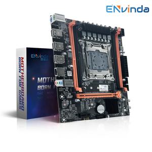 ENVINDA X99 게이밍 마더보드, M.2 NVME 듀얼 채널 DDR4 메모리 지지대, Xeon E5 V3 V4 LGA 2011-3 CPU 프로세서