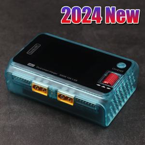 2024 ToolkitRC M6D 500W 15A DC 듀얼 채널 미니 스마트 충전기 방전기, 1-6S Lipo 배터리 FPV 모델 예비 부품