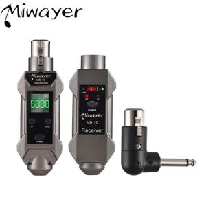 Miwayer MB-10 UHF 무선 마이크 컨버터, XLR 송신기 및 리시버 마이크, 다이나믹 마이크용 무선 시스템