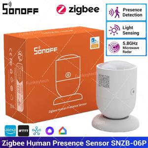 SONOFF SNZB-06P 지그비 인체 감지 센서, 마이크로파 레이더, 스마트 홈, SONOFF NSPanel Pro, iHost, ZB Bridge-P로 작동, 5.8GHz