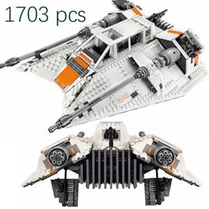 인기 장난감 스타 워즈 1703 PCs UCS 시리즈 스타 스노우스피더 빌딩 블록, 홈 장식 75144, 재현된 블록 선물