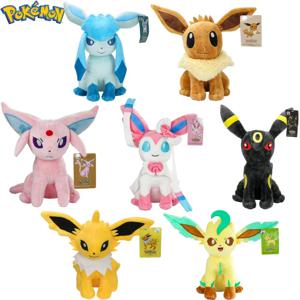 Eevee Evolution Sylveon Umbreon Espeon Glaceon Jolteon 봉제 장난감, 포켓몬 박제 동물 봉제 인형 선물