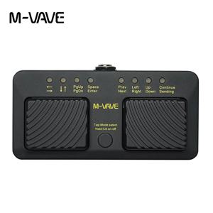 M-VAVE 큐브 터너 프로 무선 블루투스 페이즈 터너 조용한 풋 페달 USB 충전식 아이패드 아이폰 태블릿 스마트폰용