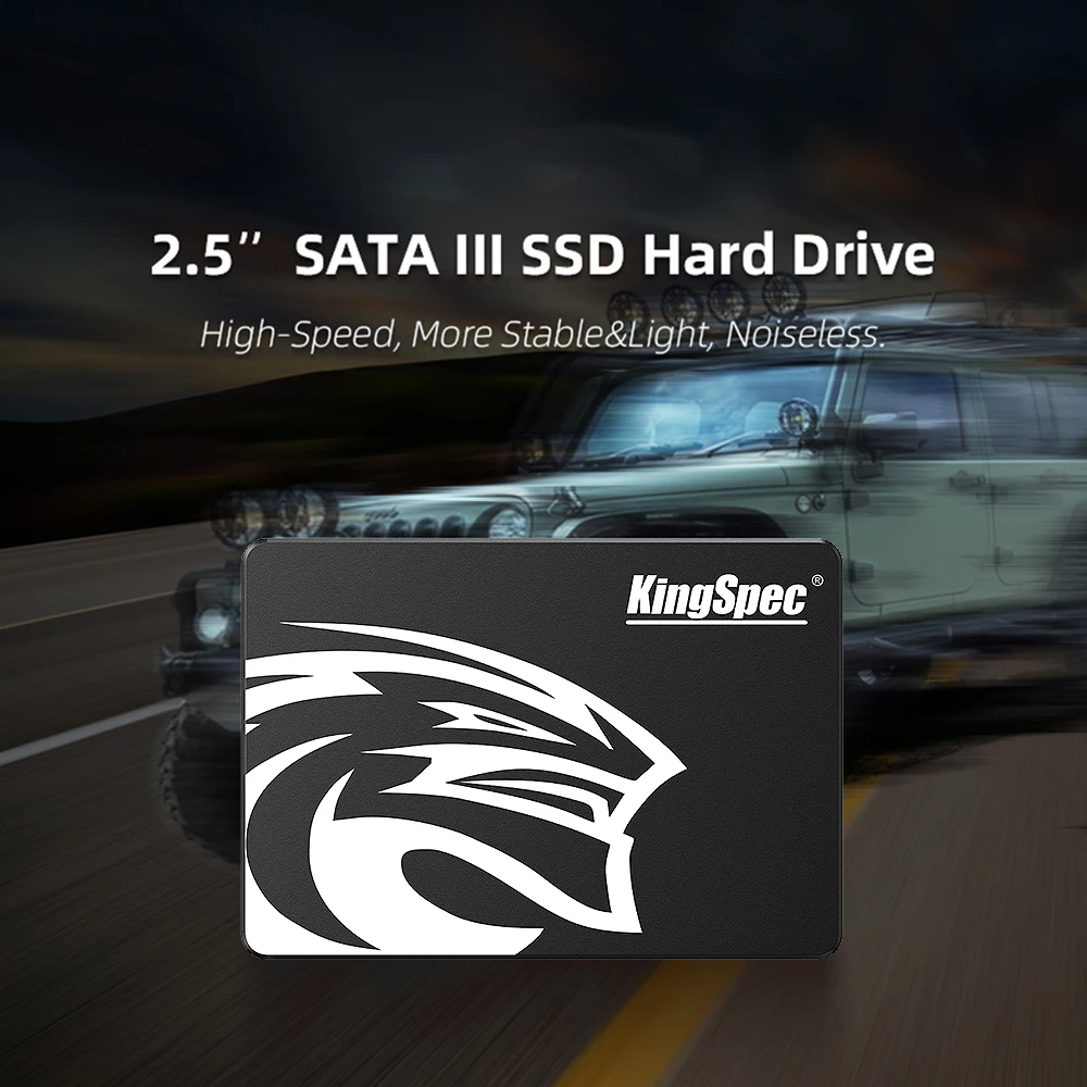 KingSpec 내장 하드 드라이브 내장 SSD, 데스크탑 PC 노트북용 SSD, 512GB, 256GB, 120GB, SATA 3, 2.5