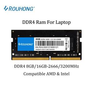 Sodimm 노트북 고성능 메모리, 메모리 램, DDR4, 8GB, 16GB, 2666mhz, 3200mhz, DDR3, 8GB, 1600mhz