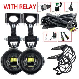 LED 램프 어셈블리 보조 조명, BMW R1200GS F800GS F700GS F650 K1600 범용 오토바이 LED 운전 안개등