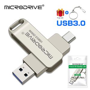 C타입 USB 플래시 드라이브, 3.0 128GB 펜 드라이브, 64GB