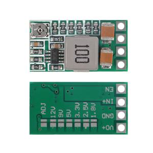 미니 DC-DC 스텝 다운 전원 공급 장치 모듈, 전압 벅 컨버터, 조절 가능, 12-24V-5V 3A, 1.8V, 2.5V, 3.3V, 5V, 9V, 12V, 5 개, 10 개