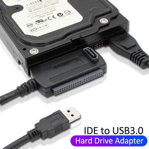 USB 3.0 2.0-IDE SATA 어댑터 변환기, SATA 2.5, 3.5 인치 SDD 하드 드라이브 디스크, HDD 어댑터 케이블, PC 노트북 노트북용, 3 in 1