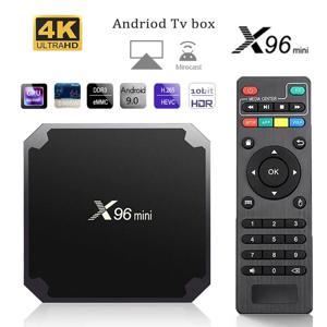 X96mini Tv Box 2024 안드로이드 9 Amlogic S905W 쿼드 코어 HDR10 4K 2GB 8GB 16GB 미디어 플레이어 H.265 Iptv 홈 시어터