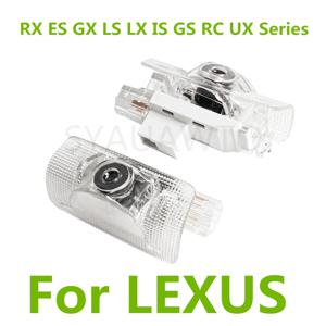 렉서스 RX ES GX LS LX IS GS RC UX 시리즈용 2X LED 자동차 문짝 환영 고스트 섀도우 전구 액세서리, ES200 ES250 ES260 ES300