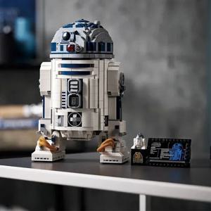 MINISO 로봇 스타 스페이스 유니온 R2D2 모델 R2-D2 피규어 빌딩 블록 벽돌, 친구 소년 생일 선물 장난감, 75308 FIT 2314 개, 신제품