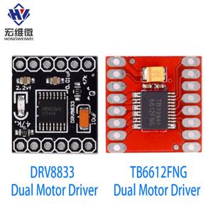 Arduino 마이크로 컨트롤러용 듀얼 모터 드라이버, TB6612 DRV8833, 1A TB6612FNG, L298N 보다 우수