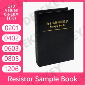 SMD 저항 1%, 170 값 8500PCs, 0R ~ 10M 0201 0402 0603 0805 1206, 샘플 북 저항 모음 키트 저항기