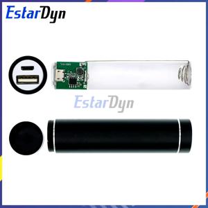 Estadyn 금속 보조배터리 DIY 키트 보관 케이스 상자, 무료 용접 세트, 1X 18650 배터리, 5V 1A USB 외부 충전기, 스마트폰