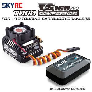 SKYRC TORO 1/10 투어링 자동차 버기 크롤러용 브러시리스 센서 ESC, TS160 160A, 6V, 7.4V BEC 포함