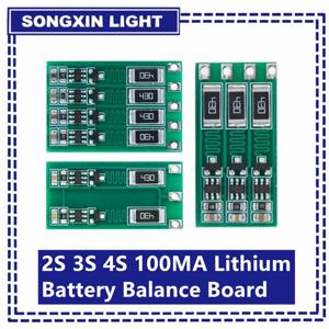 리튬 배터리 밸런스 회로 기판, 18650 리튬 이온 배터리 밸런싱 보드, 밸런서 전류 8.4V, 12.6V, 16.8V, 2S, 3S, 4S, 100MA