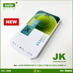 JK Incell LCD 디스플레이 터치 스크린 디지타이저 교체 부품, 아이폰 X XS XR 11 11 프로 맥스 12 12 프로 맥스 13 용, 데드 픽셀 없음