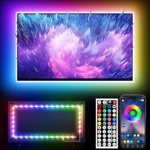 RGB LED TV 조명, RGB LED 스트립 조명 테이프, 유연한 리본, TV 백라이트 룸 게임 파티 장식