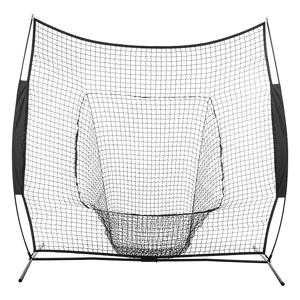 모든 수준의 야구용 접이식 타격 및 피칭 네트, 타격 리바운더 뒷마당 바운스 백 네트, 7x7 피트