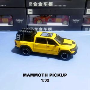 MAMMOTH 픽업 합금 자동차 모델 다이캐스트 장난감, 소리와 가벼운 차량 장식 장난감, 어린이 선물, 1:32