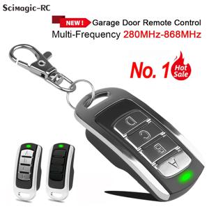 다중 주파수 280-868MHz 범용 차고 문 원격 제어 복사기 복제 433.92MHz 433.42MHz 게이트 Keyfob 송신기