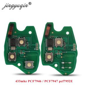 Jingyuqin 2 / 3BTN 자동차 원격 키 회로 보드 정장 Renault Clio Scenic Kangoo Megane PCF7946 / PCF7947 pcf7952E 칩