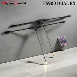 HappyModel ES900 듀얼 RX ELRS 다이버시티 리시버, 915MHz, 868MHz, TCXO 내장, RC 비행기용 FPV 장거리 드론 DIY 부품