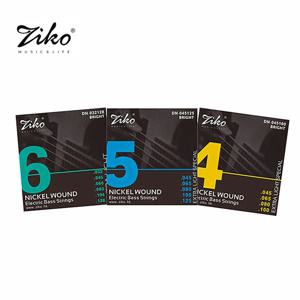 DN-045 ZIKO 베이스 일렉트릭 기타 현, 탄소강 육각 합금, 초보자 전문 연습 현, 4, 5, 6 현