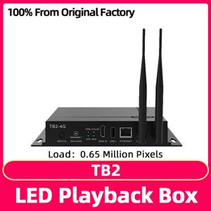 Novastar TB2 멀티미디어 재생 박스, USB 포트, 와이파이 컨트롤러, 풀 컬러 모듈, LED 디스플레이 화면, 비디오 프로세서, HUB75