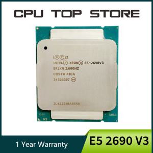 인텔 제온 E5 2690 V3, 2.6Ghz, 12 코어, 30MB, LGA 2011-3 프로세서, SR1XN