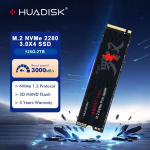 HUADISK 노트북 태블릿 데스크탑용 내장 솔리드 스테이트 드라이브, M2 NVME, 128GB, 256GB, 512GB, 1TB SSD, 내장 하드 디스크 2280, PCIe3.0