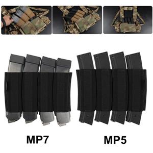 전술 MP5 MP7 탄창 거치대, 후크 패스너 포함, MK3 및 MK4 체스트리그 MK4 체스트리그 MP5 탄창 인서트