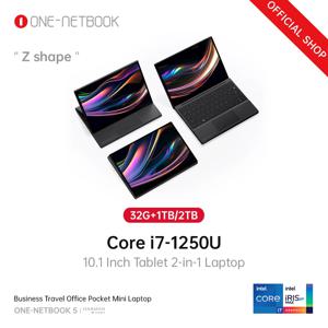 10.1 인치 One-Netbook 5 미니 노트북, 인텔 코어 i7-1250U 포켓 PC 태블릿, 비즈니스 OneMix5 노트북, 32G + 2T Win11 컴퓨터, 2 in 1