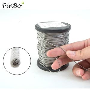 PVC 투명 코팅 케이블 와이어 로프, 스테인리스 스틸 로프, 빨랫줄 직경 0.8mm, 1mm, 1.5mm, 2mm, 3mm, 5 m