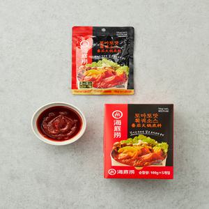 [하이디라오] 훠궈소스 100g x 5팩 (토마토맛 탕용)