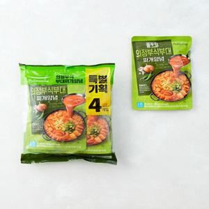 [풀무원] 의정부식부대찌개양념150g*4입