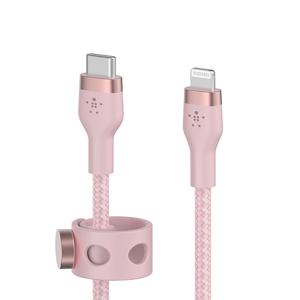 [벨킨] 프로 플렉스 USB-C to 라이트닝 아이폰 고속 충전 케이블 CAA011bt