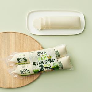 [풀무원] 고소한 유기농 순두부 (2개입)