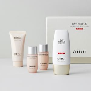 [오휘] 데이쉴드 퍼펙트 선 레드 기획 (선크림50ml,소프너20ml,에멀전20ml,클렌징폼40ml)