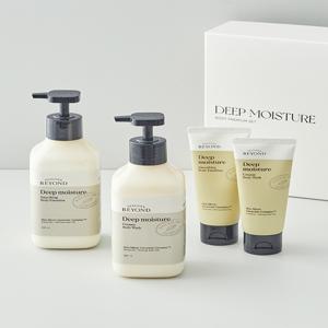 [비욘드] 딥 모이스처 프리미엄 대용량 세트 (바디워시 500ml+100ml, 바디에멀젼 500ml+100ml, 쇼핑백  증정)