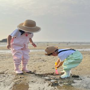 [오즈키즈] 꽃게 유아 갯벌체험 가슴장화 2종 (택1)