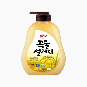 [트리오] 곡물설거지 우리현미 용기 750ml (우리현미 용기 750ml)