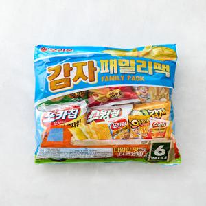 [오리온] 감자패밀리팩 대용량 180g (포카칩 & 스윙칩 & 오감자)