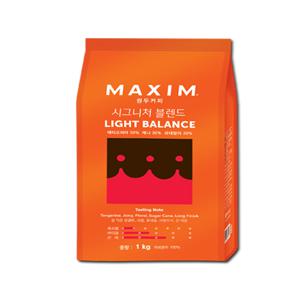 맥심 시그니처 블렌드 라이트밸런스 원두커피 1kg (맥심 시그니처 블렌드 라이트밸런스 1kg)